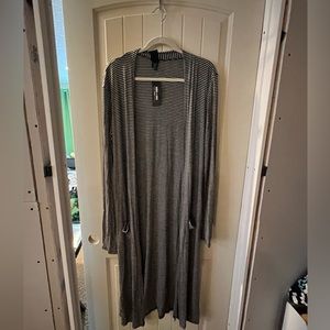 Agnes and Dora brand new striped duster.